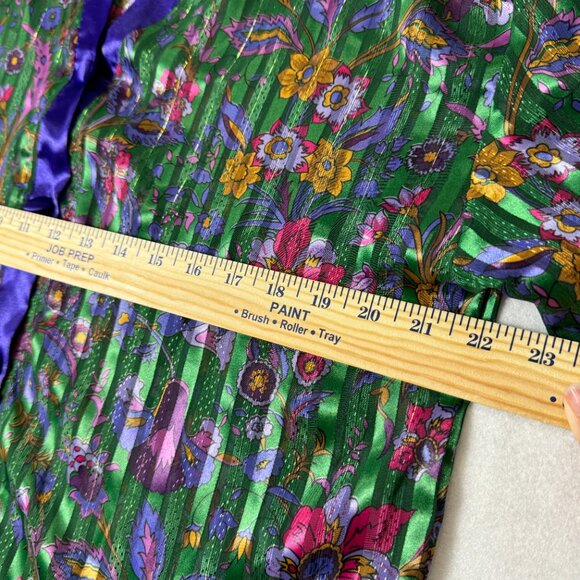 NWT Vintage Deadstock Victoria's Secret Floral Sheer Button Down Top Size Medium - Picture 5 of 8